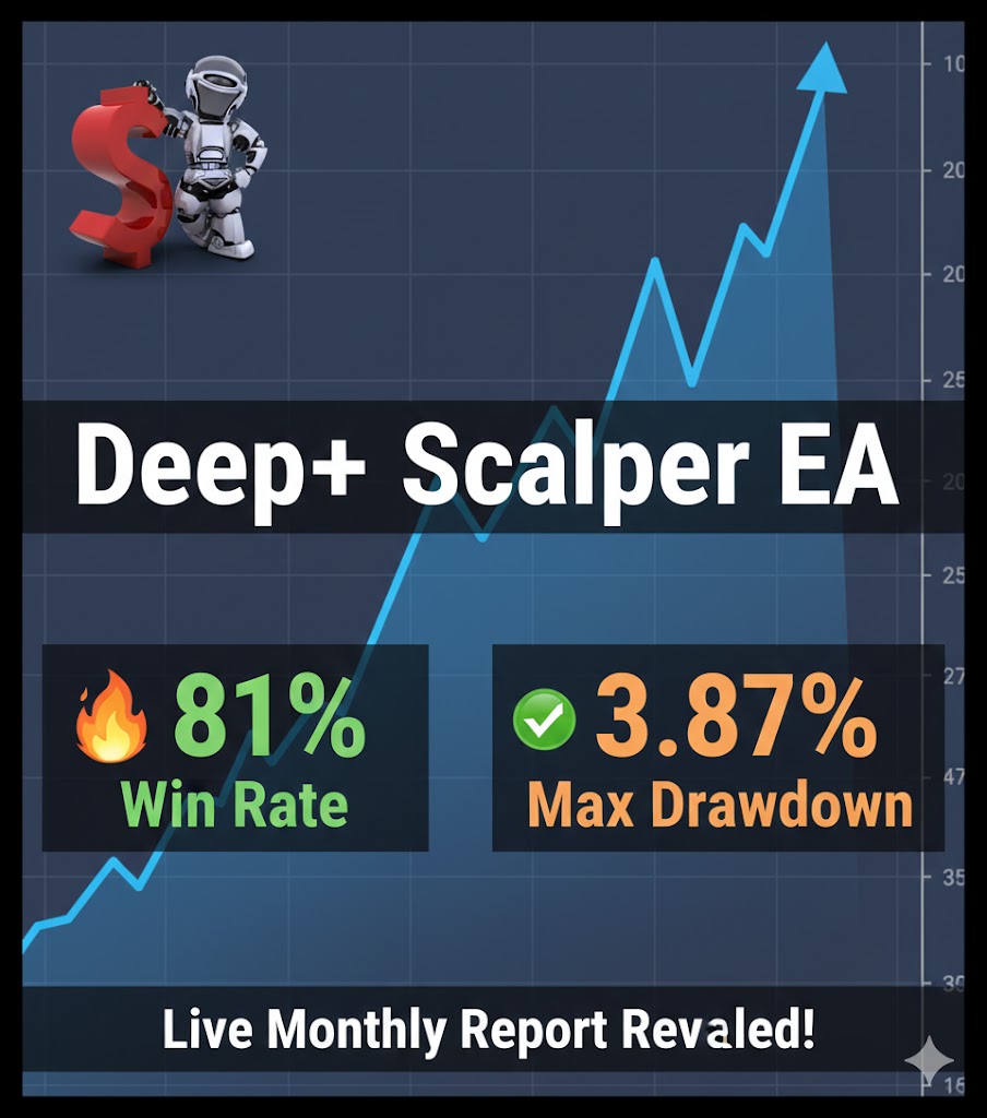 Evidence-Based Performance: A Deep Dive into One Month of Live Trading with Deep+ Scalper EA